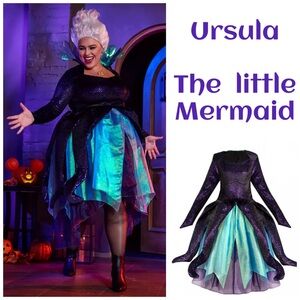 Disney Ursula Dress - Black and Blue